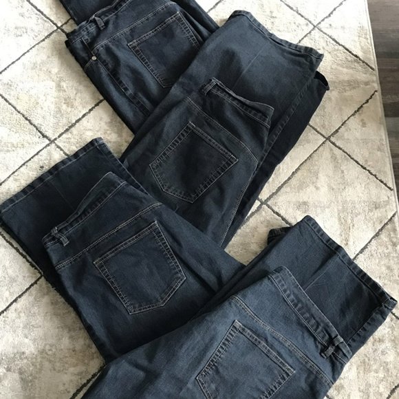 DARK Simon Chang Jeans- 1 pair of size 16, red jacket - Picture 1 of 6